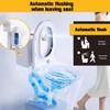 KERDE 2-Inch Automatic Toilet Flusher - Dual Flush Valve with