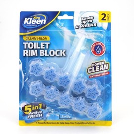 Xtra Kleen Ocean Fresh Toilet Rim Clip-On Freshener (Pack of 2)