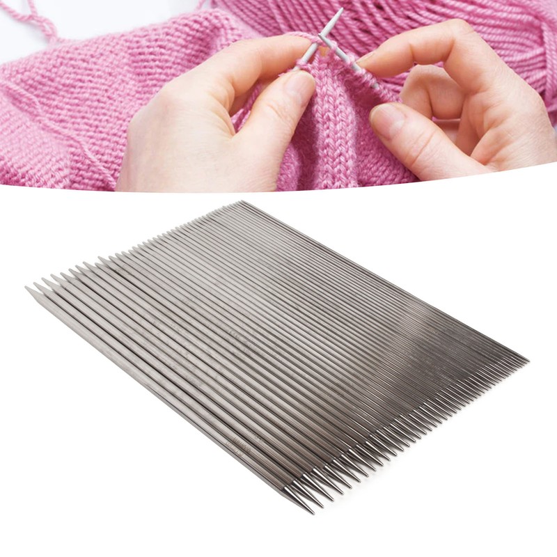 11 Sizes 44pcs Double Pointed Knitting Needles Set 2mm to
