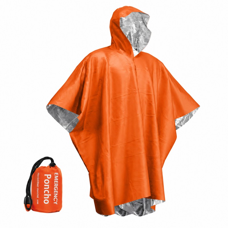 Emergency Rain Poncho for Outdoor Use – Waterproof Thermal Cover