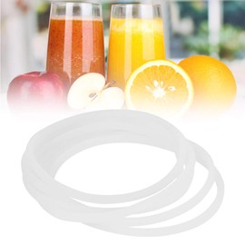 Rubber Seal , 3/6Pcs Replacement Gaskets Rubber Seal Fit for Magic 250W Model, Flat or Cross Mixer, Rubber Seal , White Rubber Gear Seal Rings for Home Kitchen(3PCS)