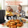 HOMEDAS Air Fryer Compact 5 Qt, Max 450F for Juicy