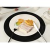 Place Mat Round Black Place Mats Washable Set of 6
