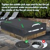 Rectangular Built In Stone Fire Pit Cover For In Ground