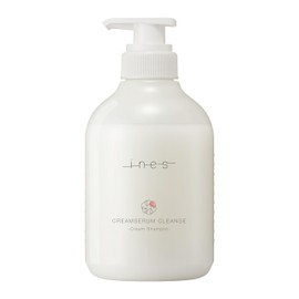ines Cream Serum Cleanse, 16.9 fl oz (480 ml), Cream Shampoo, White Jasmine & Geranium Scent