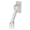 BRINKS Commercial - 4" Kick-Down Door Stop, Satin Chrome Finish