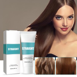 Boxiatil Hair Straightening Cream – 2 Stück Seidige & Glänzende Haarglättungscreme mit Protein Korrigierende Haarglättungscreme Glättungscreme für Tiefenwirksame Haarkur