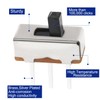 SPDT Mini Micro Slide Switch - SS12D00G(1P2T) 2 Position -
