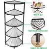 MAGCOLOR 5-Tier Kitchen Corner Shelf Rack, Free Standing Pot Rack