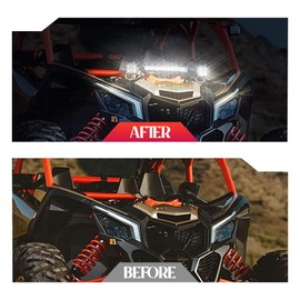 Chelhead X3 Shock Tower Mount Bracket Fit for X3 Front Led Light Bar 10-14 inch Holder Compatible with Can-Am Maverick X3 Max X RS Turbo R 2017+ Can Am X3 Accessories