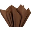 Chocolate Tissue Paper 15 Inch X 20 Inch - 100 Sheet Pack