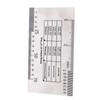 String Action Ruler Stainless Steel Height Gauge Replacement Guitar Repairing