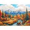 Puzzles for Adults 1000 Pieces Autumn Scenic Wilderness Bear Adventure