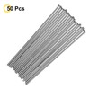 sourcing map 50pcs Descaling Needles 3mm x 7" Manganese Steel