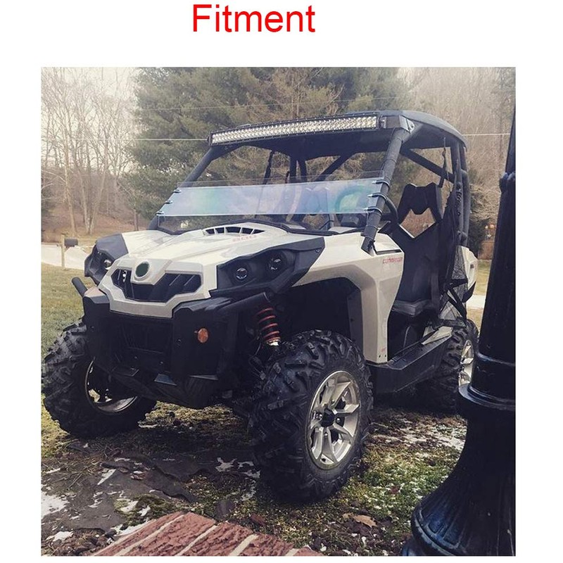 XJMOTO Front Upper Windshield 42'' LED Light Bar Mounting Bracket