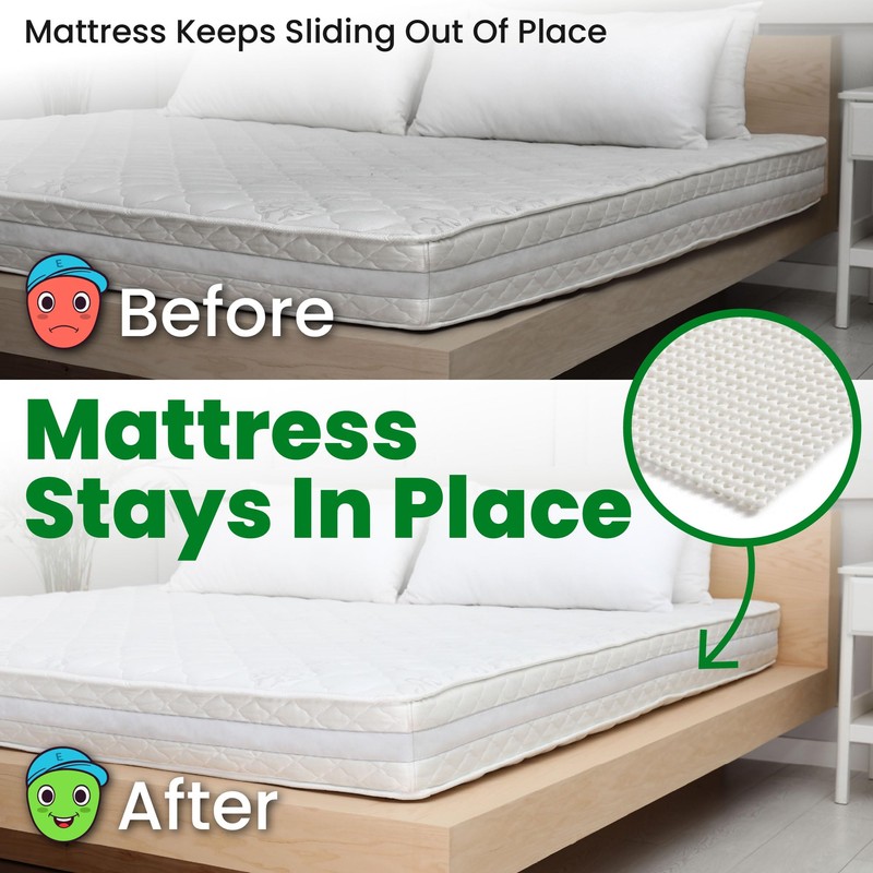 ECOHomes Non Slip Mattress Gripper Pad Stop Mattress, Keep Topper