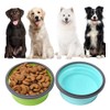 Large Collapsible Dog Bowls, 2 Pack 40 OZ Travel Dog