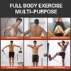 Youlebao Resistance Bands Set, Exercise Bands with Door Anchor, Handles,