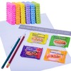 ROPTO 16 PCS Mini Food erasers for Kids Classroom Spicy