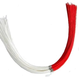 5 Mizuhiki Red and White Stickers, Pack of 100, 11.8 inches (30, 45, 60, 75, 90 cm)