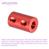 DMiotech 5-5mm Bore L20XD12 Rigid Coupling Shaft Joint Connector with