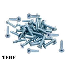 TERF® M12 X 70mm Hex Socket Countersunk Machine Screw M12 (12mm) X 70mm Allen Key Bolts Hexagonal Socket Countersunk Machine Screws - Pack of 4