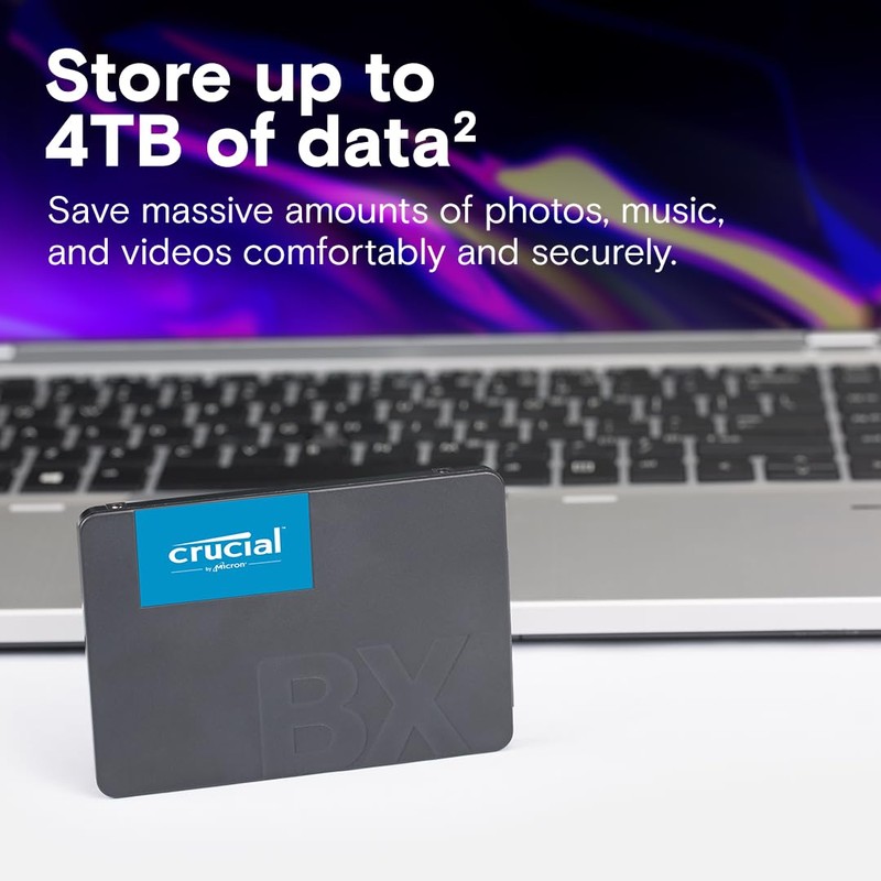 Crucial 240GB Internal SSD BX500SSD1 Series 2.5-Inch SATA 6Gbps CT240BX500SSD1