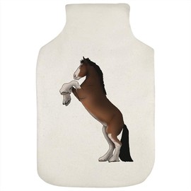 'Rearing Shire Horse' Hot Water Bottle Cover (HW00019808)
