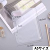 [Donaly] A5 A6 Clear File Binder Holder, Mini, 6 Holes,