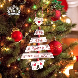 History & Heraldry Christmas Tree Decoration - Ava 269800142 Wooden Hand Crafted