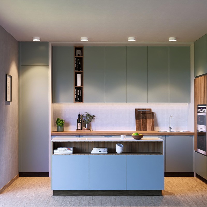 SSC-LUXon PIATO Ceiling Spotlight Large LED Ceiling Light White Flat