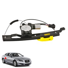 Predep Rear Right Passenger Side Power Window Regulator with Motor Assembly Compatible for 2009-2015 Jaguar XF, 2010-2015 XFR, 2013-2015 XFR-S, Replacement C2Z26991
