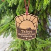 Tahoe National Park Ornament Wood Christmas Or Magnet California CA