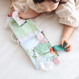 Fluffy Eon Rabbits' Tea Party -Baby Gift Washable Cloth Picture Book- amanoppo Educational Toy