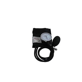 Santamedical Adult Deluxe Aneroid Sphygmomanometer with Stethoscope, Cuff and Carrying Case, Black