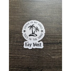 Unbranded Florida Keys & Key West Stickers 6 Pack | Laptop Notebook Tumbler Decal Stickers