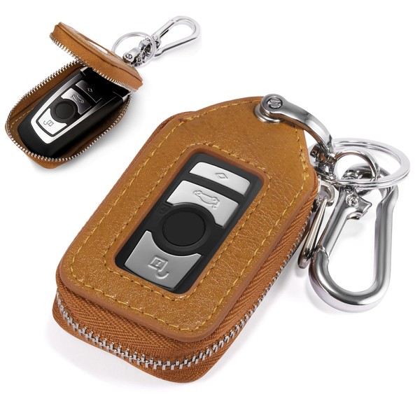Annhua Smart Key Case, PU Leather Key Case, orange