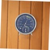 ULTECHNOVO Stainless Steel Thermohygrometer Digital Thermometer Precision Barometer Wireless Sauna