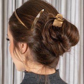 AGLOO 6 Pcs Hair Clips – Korean Style Snap Hair Barrettes for Women & Girls – Fashionable Acetate Hairpins Hair Accessories