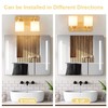 BrkNit 2 Light Modern Bathroom Light Fixtures Over Mirror, Brass
