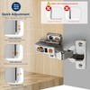 Ravinte 10 Pack 5 Pairs European Kitchen Cabinet Hinges Soft