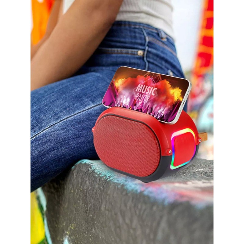 Maíz Bocina Bluetooth Radio Fm Recargable Inalambrica Portatil
