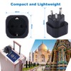 Europe to India/Sri Lanka Plug Adapter, EU Schuko Plug Fit