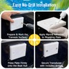 Transducer Mounting Plate with Screws, UV-Resistant Transducer Mounting Board Hardware