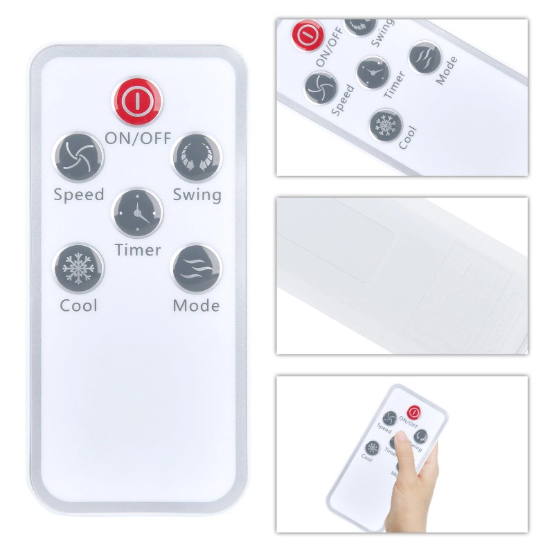 TCNOUMT Replacement Remote Control For COSTWAY Evaporative Cooler,Portabl
