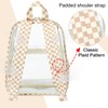 Clear Mini Backpack Lightweight See Through Bookbag Small Transparent Bag