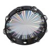 Radiant Tambourine Reflective Clear Crisp Sound Double Row Bell Drum