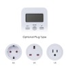 LCD Display Electricity Usage Power Meter Socket Energy Wattage KWH