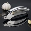 Garlic Press Stainless Steel. Big Handle. Rust Resistant.