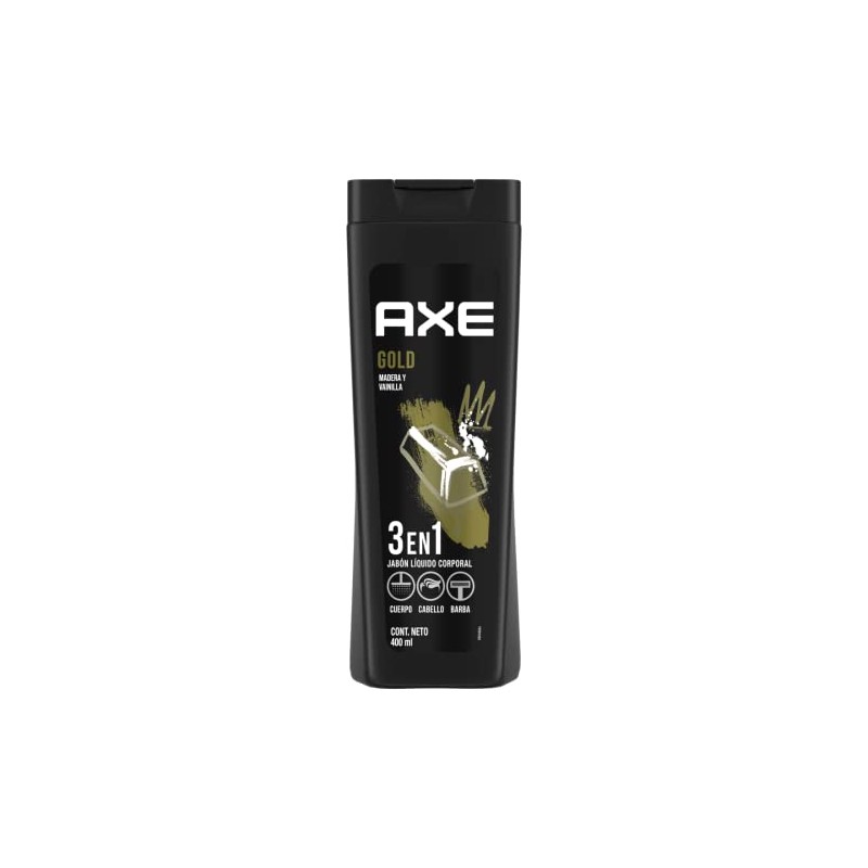 AXE Jabón Líquido Corporal Body Wash Gold 400ml Ice Chill